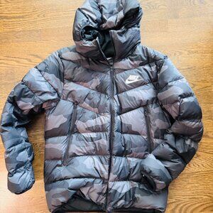 NIKE BV4763-083 Sportswear Down-Fill Windrunner Camo Jacket Coat Men's LARGE